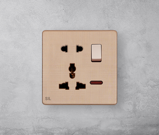13A Multi-functional Switched Socket Max Gold