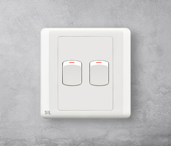 Two Gang one Way Switch