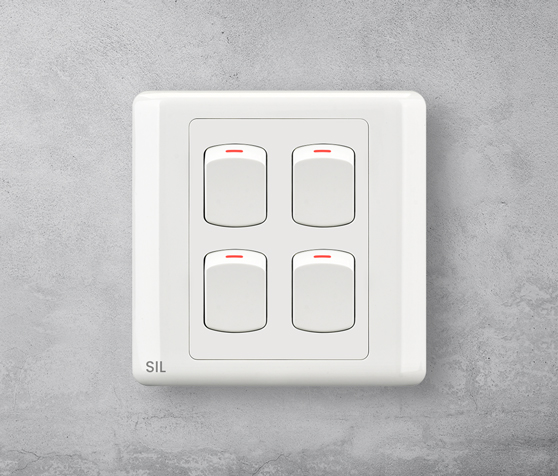 Four Gang one Way Switch